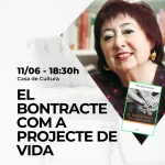 Cartel Fina Sanz presentación libro en Picassent "El buentrato como forma de vida"